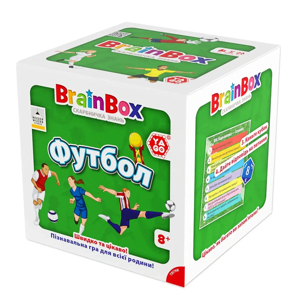 BrainBox Футбол - Пізнавальна гра BB-FOOT-UA фото