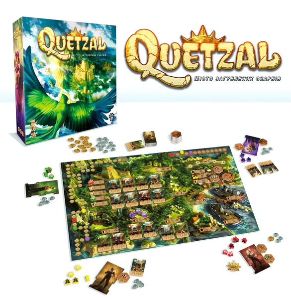 Кецаль (Quetzal) - настільна гра QTZ-BASE-UA фото