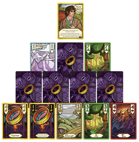 Братство Персня. Карткова гра (The Fellowship of the Ring The Trick Taking Game) - настільна гра VP-BRAT-UA фото