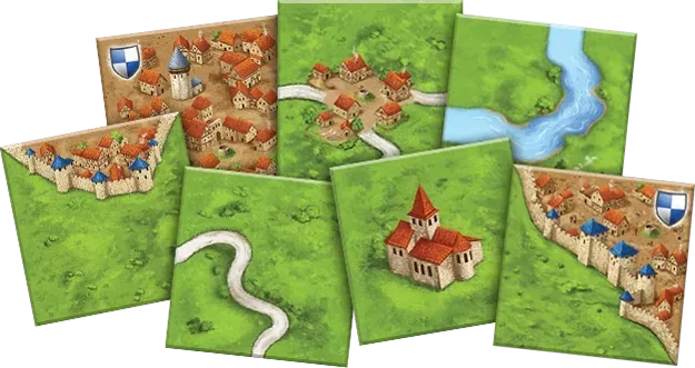 Каркасон (Carcassonne) - настільна гра CARC-BASE-UA фото