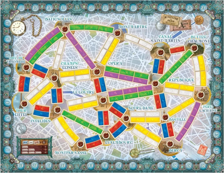 Квиток на потяг: Париж (Ticket To Ride: Paris) - настільна гра TTR-PARIS-UA фото