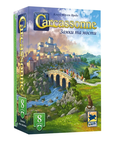 Каркасон: Замки та мости №8 (Carcassonne: Bridges, Castles and Bazaars)- Доповнення до настільної гри CARC-EXT-08-UA фото