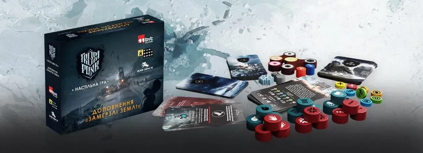 Фростпанк: Замерзлі землі (Frostpunk: The Board Game - Frostlander Expansion) - Доповнення для настільної гри FP-EXP-FL-UA фото