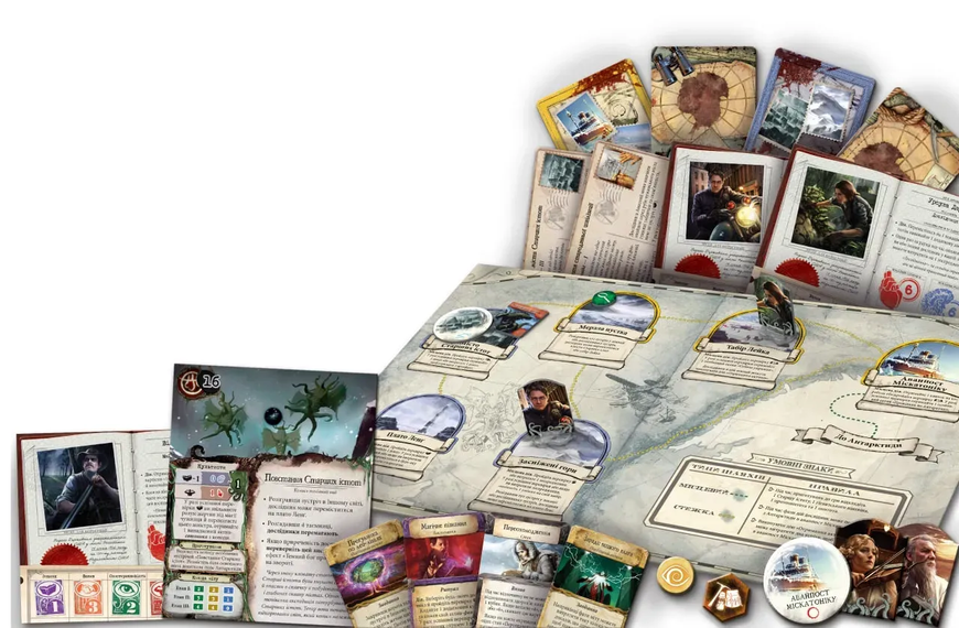 Прадавній жах. Гори божевілля (Eldritch Horror: Mountains of Madness) - Доповнення до настільної гри EH-EXP-MM-UA фото