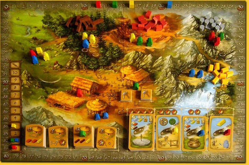 Кам'яна доба (Stone Age) - настільна гра SA-BASE-UA фото