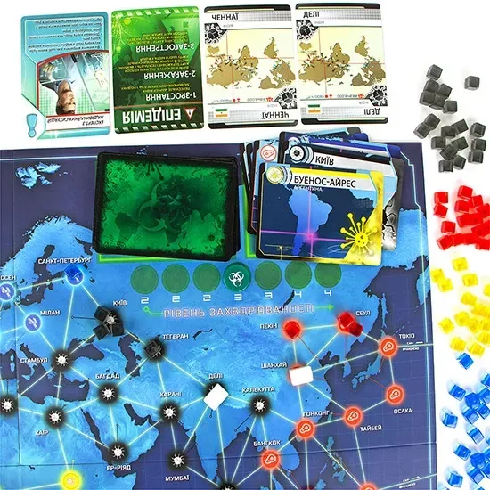 Пандемія (Pandemic) - настільна гра PAN-BASE-UA фото