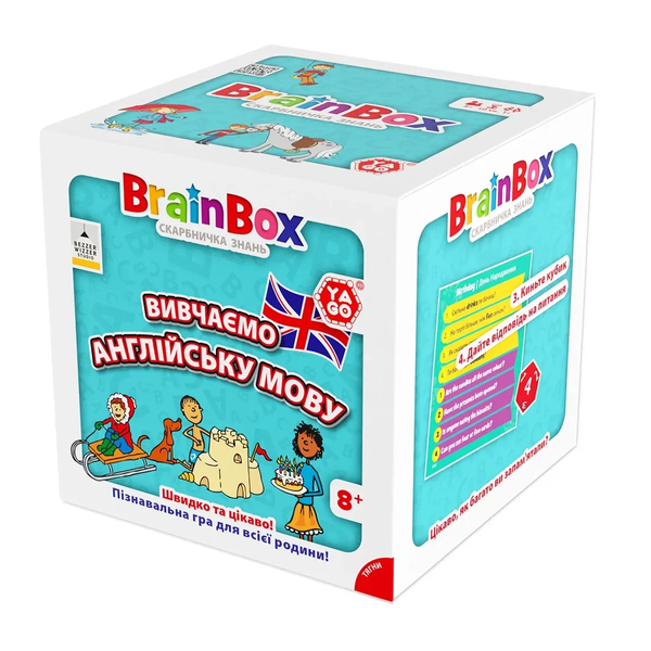 BrainBox Вивчаємо англійську мову - Пізнавальна гра BB-ENG-UA фото