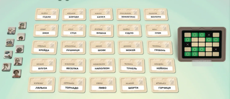 Кодові імена. Дует (Codenames: Duet) CN-DUO-UA фото