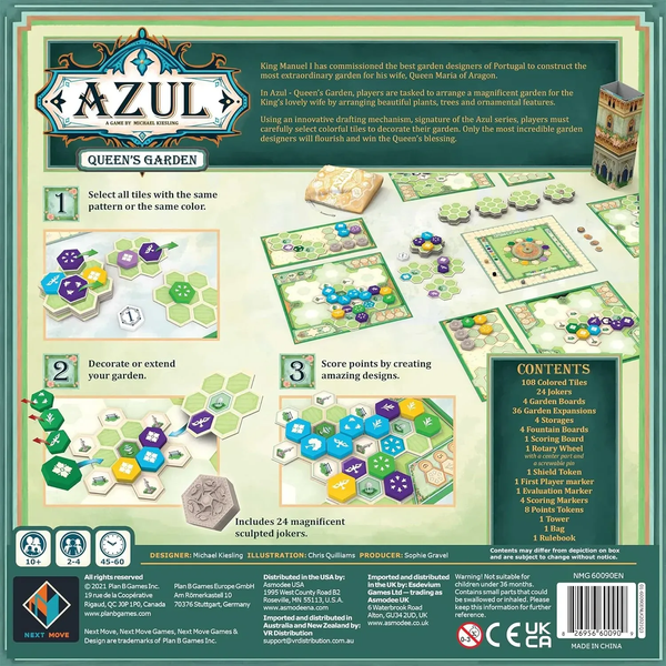 Азул. Сад королеви (Azul: Queen's Garden) - настільна гра AZL-QG-EN фото